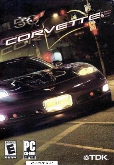 this is the only game that lets you race virtually every corvette made in street and track behind